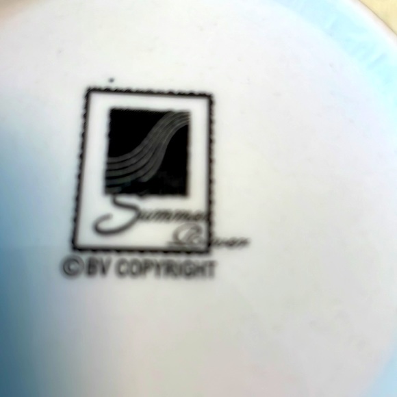 Vintage Summer River Christmas mug,strainer and lid new in box - Picture 7 of 9